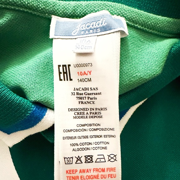 Jacadi | Boy’s Courtside Polo Shirt (10 yrs) 🎾 - Picture 5 of 5